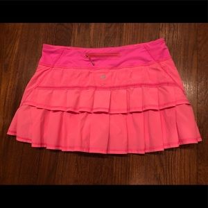 Lululemon hot pink skort size 8